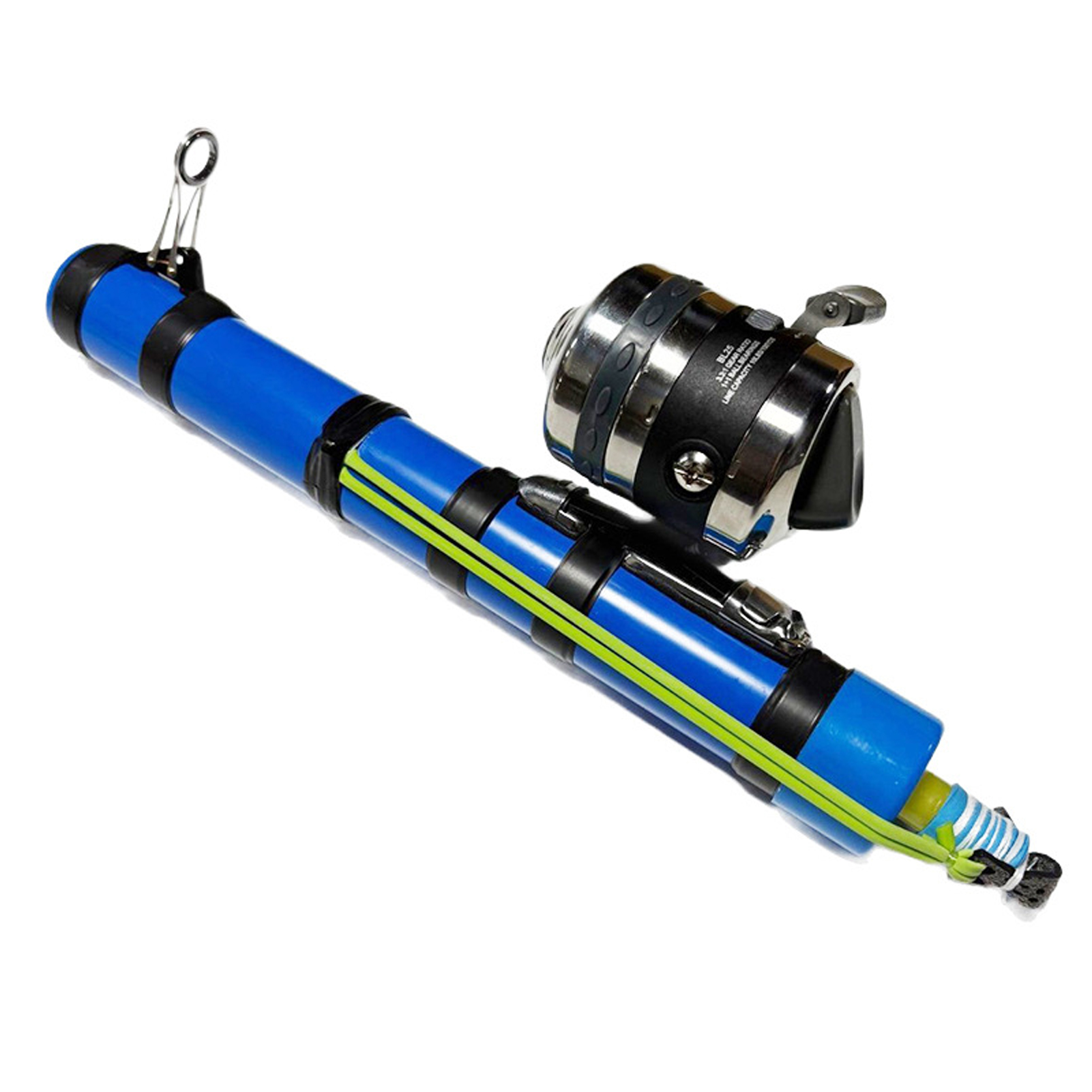 Fishing Rod Travel - คันเบ็ดตกปลาแบบพกพาและปรับขนาดได้ สำหรับการตีเหยื่อระยะไกลอย่างแม่นยำ ทนทาน