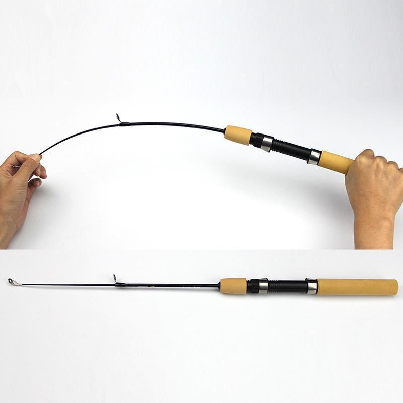 คันเบ็ดตกปลาน้ำแข็งฤดูหนาวแบบน - Fishing Rod Spinning บทวิจารณ์และราคา
