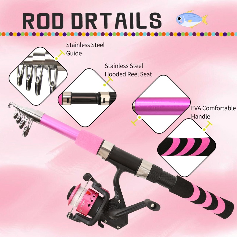 ชุดคันเบ็ดตกปลาสำหรับเด็กและผู - Fishing Rod Spinning บทวิจารณ์และราคา