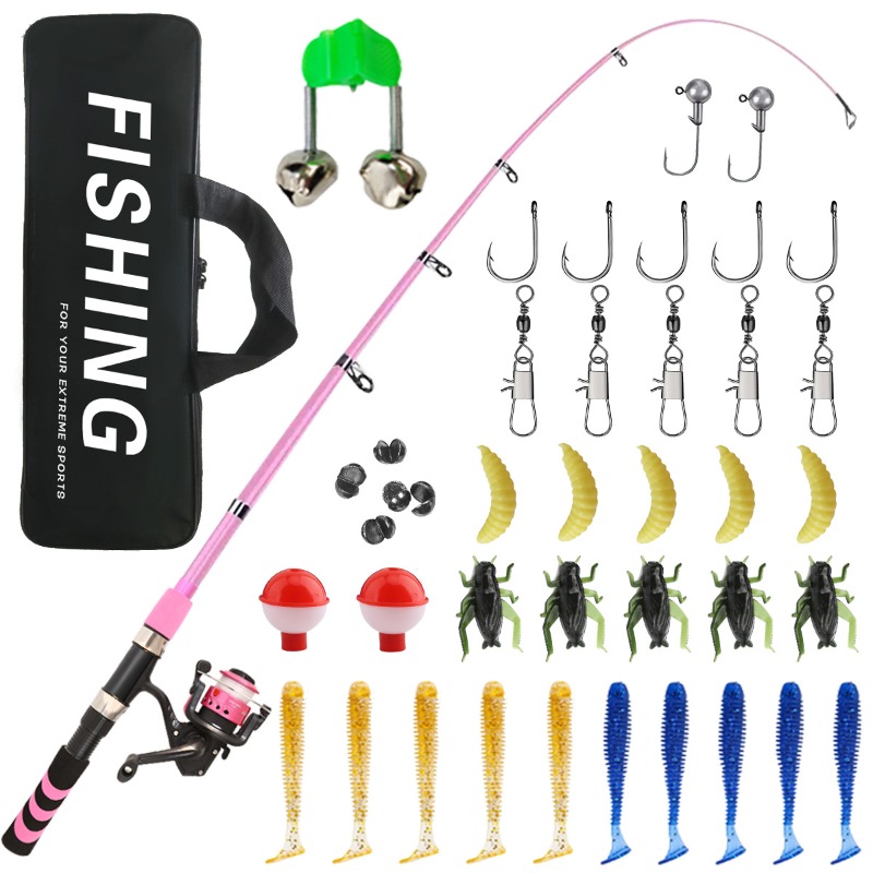 ชุดคันเบ็ดตกปลาสำหรับเด็กและผู - Fishing Rod Spinning บทวิจารณ์และราคา