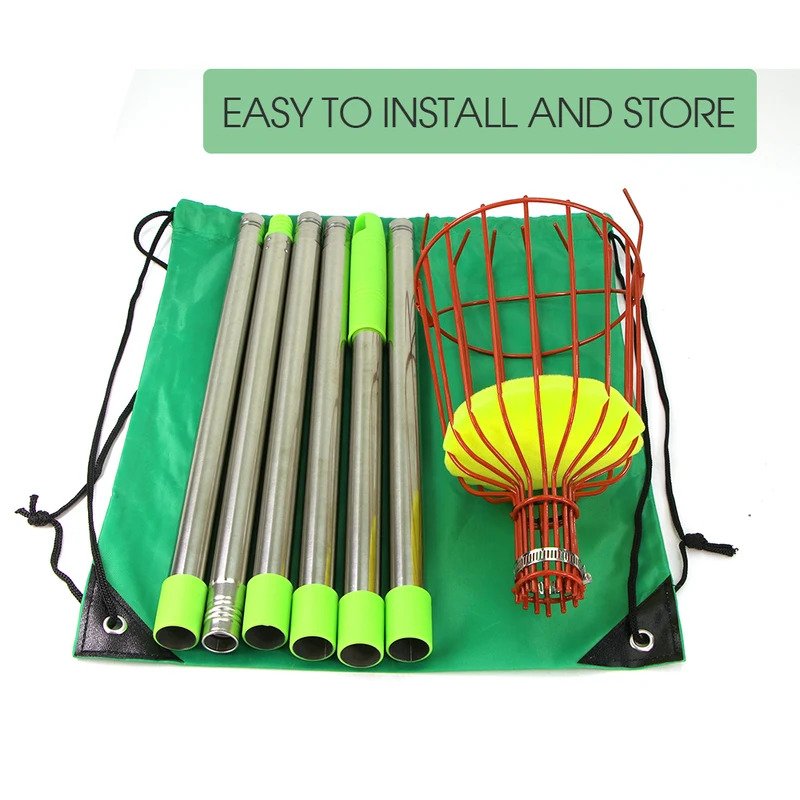 ไม้เก็บผลไม้สแตนเลสแบบยืดหดได้ - Fishing Rod Telescopic บทวิจารณ์และราคา