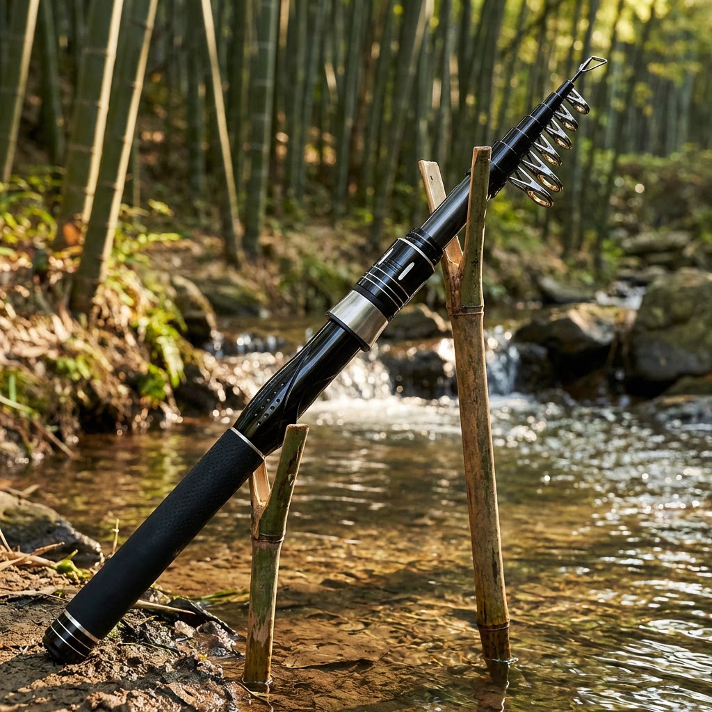 คันเบ็ดตกปลาคาร์บอนแบบยืดหดได้ - Fishing Rod Travel บทวิจารณ์และราคา