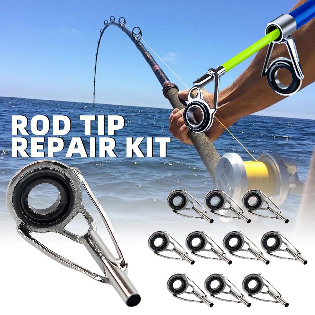 ชุดซ่อมปลายคันเบ็ด 10 ชิ้น ชุด - Fishing Rod Tip Replacement บทวิจารณ์และราคา