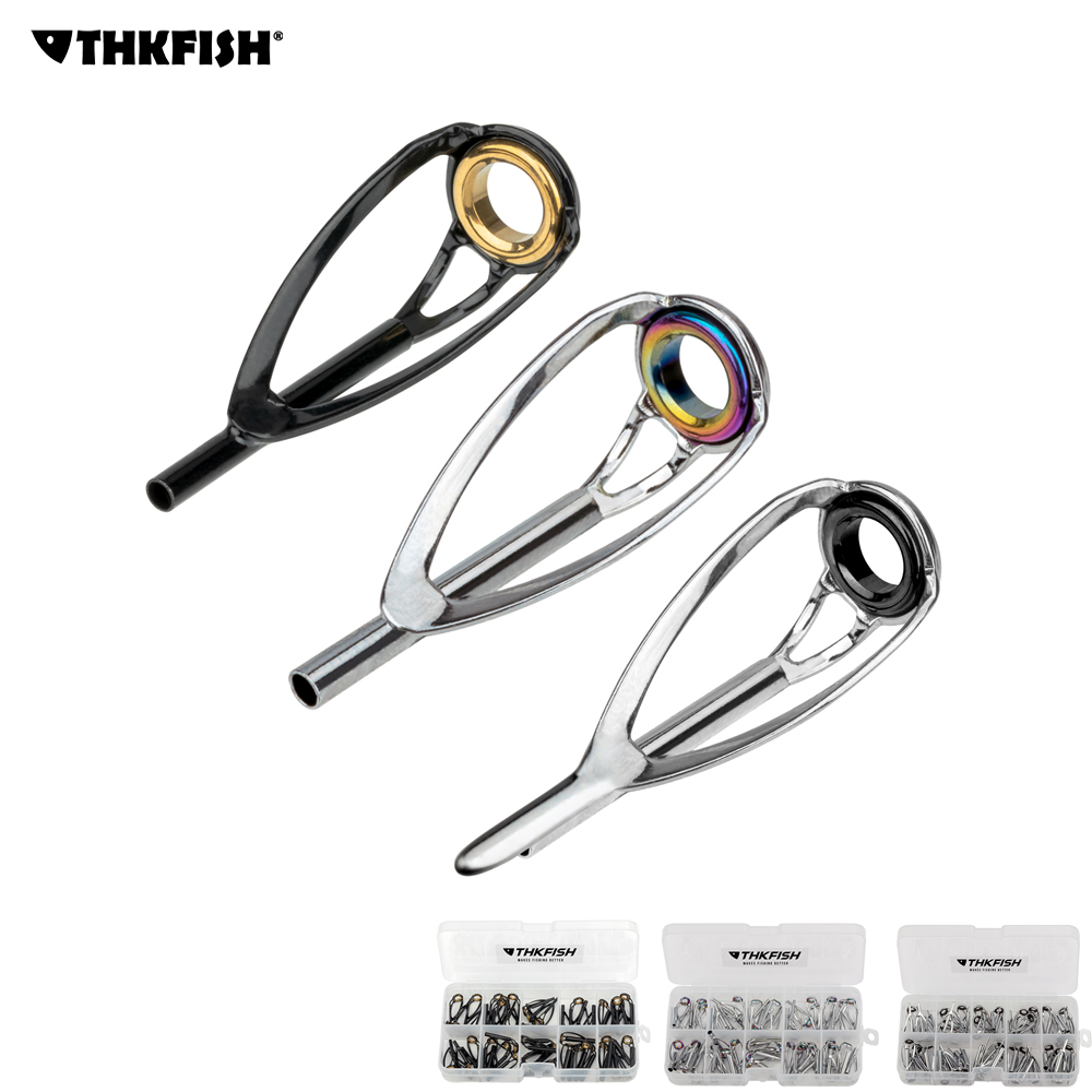 THKFISH 50pcs ตกปลา Rod Tops T - Fishing Rod Tip Replacement บทวิจารณ์และราคา