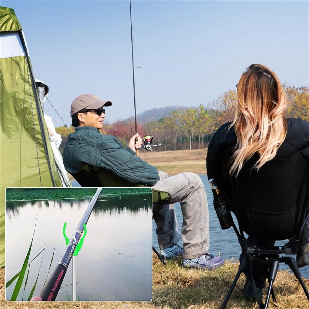 [MEGAL SALE]ที่วางคันเบ็ดแบบยื - Fishing Rod Telescopic บทวิจารณ์และราคา