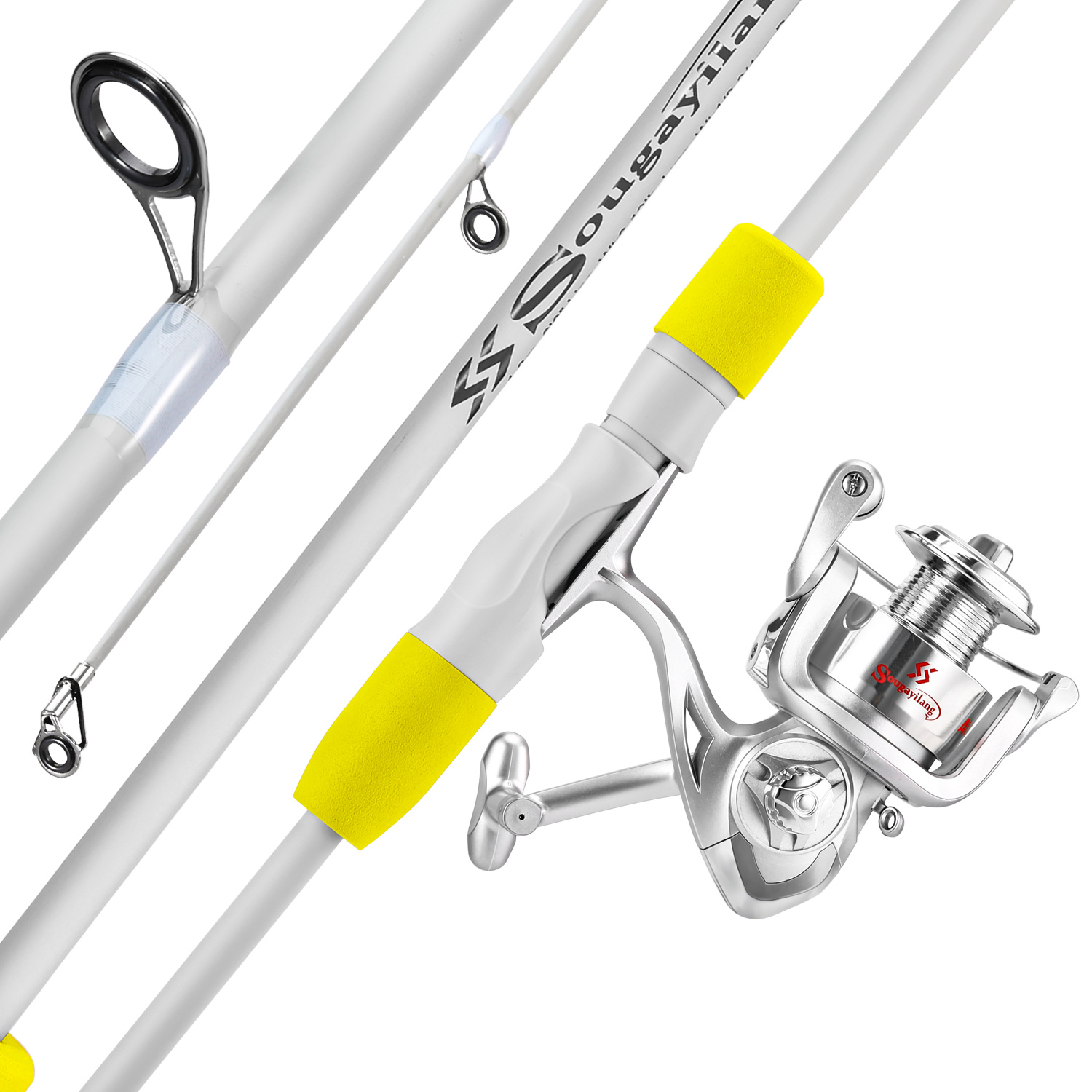ชุดคันเบ็ดตกปลาแบบสปินนิ่ง 2 ท - Fishing Rod Spinning บทวิจารณ์และราคา