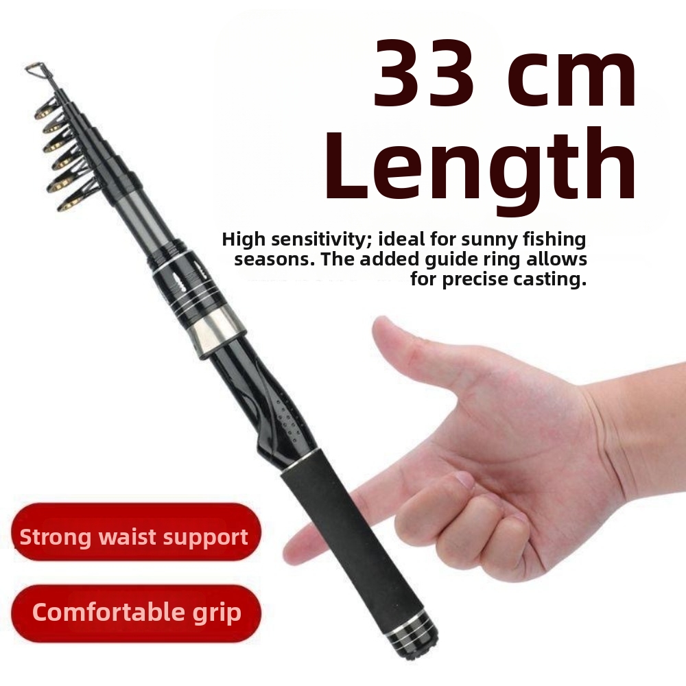 คันเบ็ดตกปลาแบบยืดหดได้ คาร์บอ - Fishing Rod Surf บทวิจารณ์และราคา
